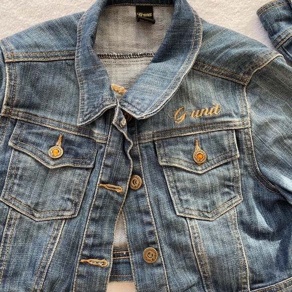 G Unit Cropped Denim Jacket - Picture 2 of 4